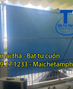 Bạt che nắng mưa, bạt mái thả che tự cuốn quận 12 tphcm
