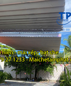 Thi công bạt che nắng mưa. bạt tự cuốn tam phước đồng nai