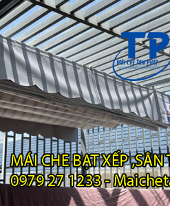 Thi công mái che bạt xếp tạiđồng nai giá rẻ