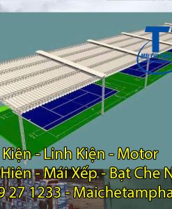 [BÁO GIÁ] .THI CÔNG LẮP ĐẶT mái che SÂN Pikleball tại ĐÀ LẠT , MÁI CHE TAM PHAT 0979271233