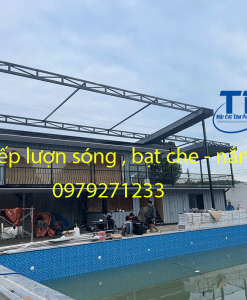 Báo giá mái hiên xếp, bạt kéo di động giá rẻ tại huyện PHÚ giáo